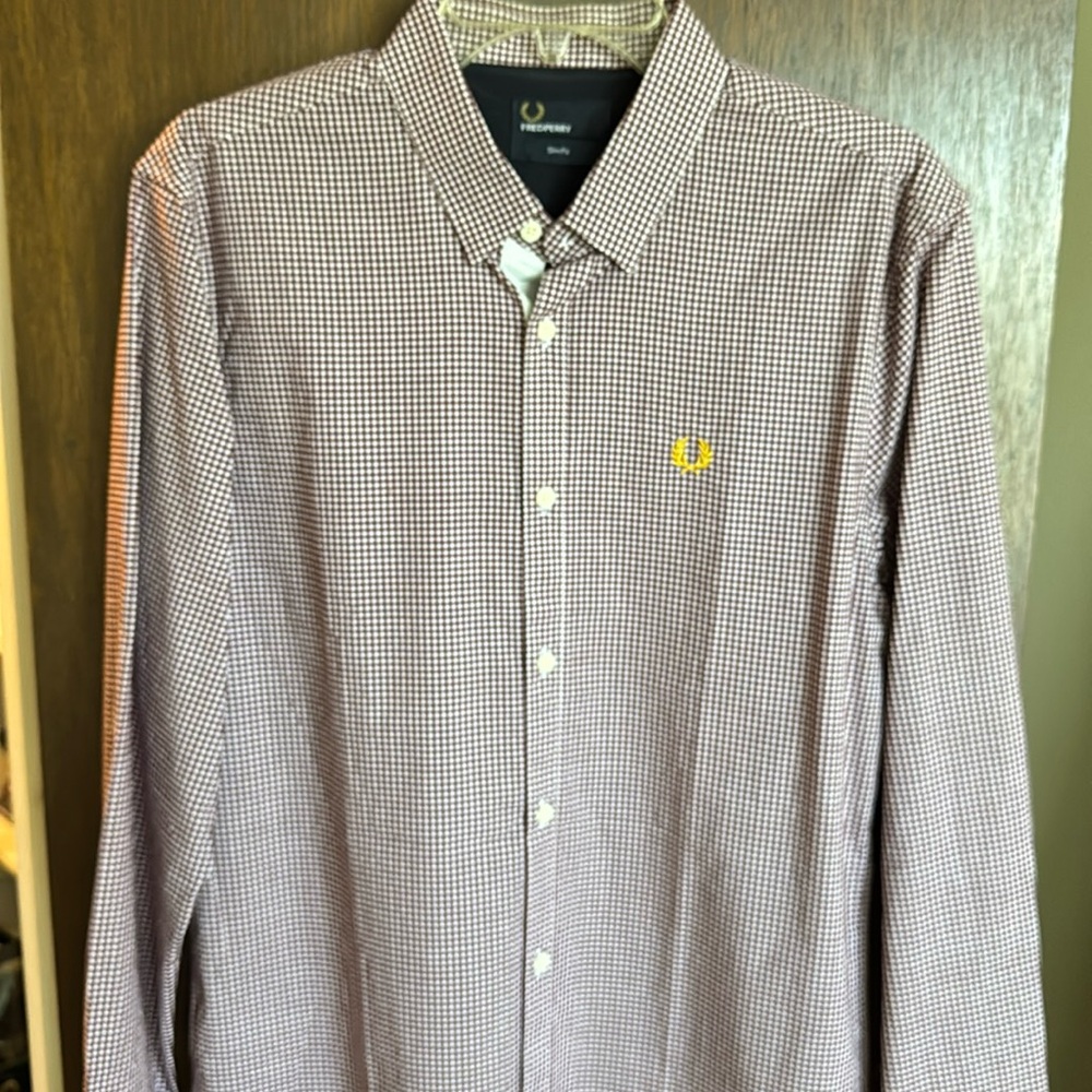 Men’s Fred Perry button down medium slim fit